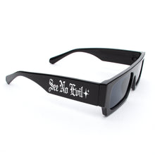 Load image into Gallery viewer, SEE NO EVIL SUNGLASSES - BLACK (LIMITED)
