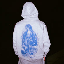 Load image into Gallery viewer, RHINESTONE MARY HOODIE - GRAY
