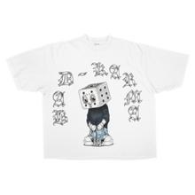 Load image into Gallery viewer, BAD KARMA OVERSIZED TEE - WHITE
